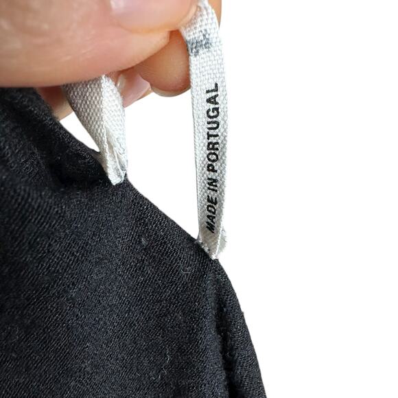 ISABEL MARANT ETOILE Black Bodycon Jersey Knit Midi Dress Women's Size 40 US 8 - Picture 8 of 10